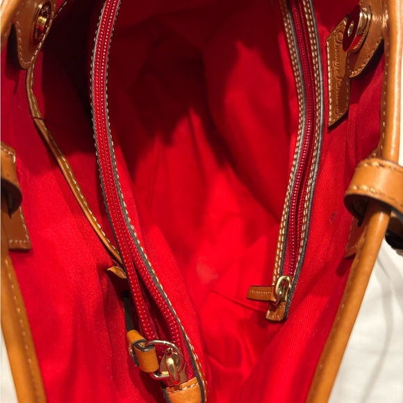 Dooney & Bourke Pink and Blue Tote Bag - Picture 5 of 6